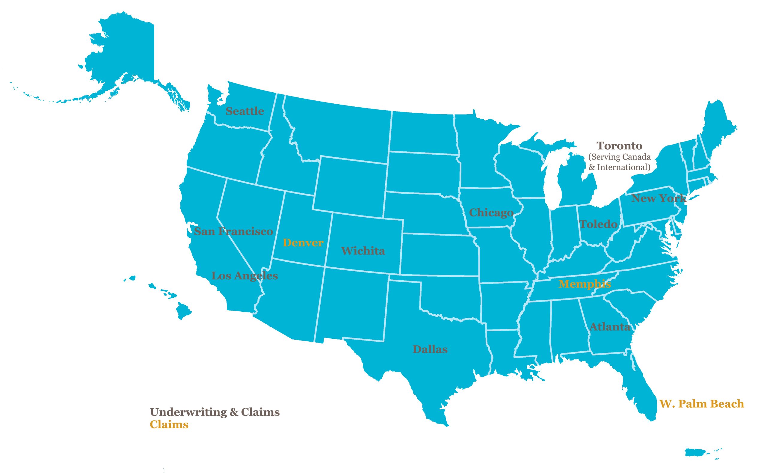 USAIG Map
